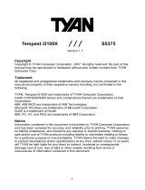 Tyan Computer TEMPEST I5100X User manual