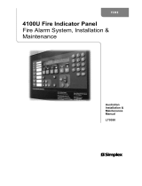 Simplex 4100U User manual