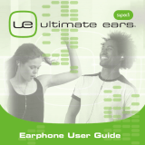 Ultimate Ears Earphone User manual