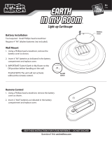 Uncle Milton Earth In My Room™ User manual