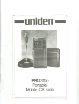 Uniden 310e User manual