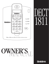 Uniden DECT 1811 User manual