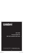 Uniden DECT 6035 User manual