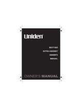 Uniden DECT1820 User manual