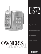 Uniden DS72 User manual