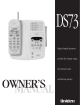 Uniden DS73 User manual