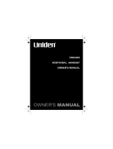 Uniden DSS3405 User manual
