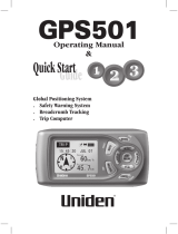 Uniden GPS 501 User manual