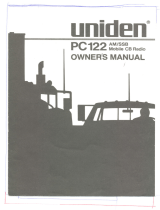 Uniden PC122AM/SSB User manual