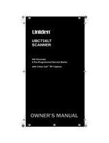 Uniden UBC73XLT User manual