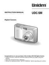 Uniden UDC5M User manual