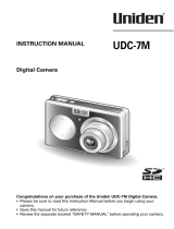 Uniden UDC-7M User manual