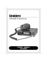 Uniden UH088SX CB User manual