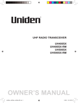 Uniden UH500SX-RM User manual