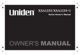 Uniden XSA1255+1 Series User manual