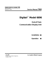 Union Products Communication display Unit 6696 User manual