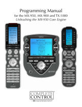 Universal Remote Control MX-950 User manual
