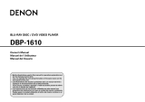 Denon DBP-1610 User manual