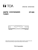 Unwind DT-920 User manual