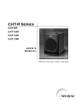 Velodyne CHT-8R User manual