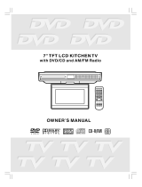 Venturer LCD Kitchen TV User manual