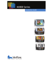 VeriFone MX800 Series User manual