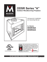 Majestic ODSR36A User manual