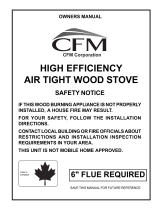 Vermont Casting AIR TIGHT WOOD STOVE Owner's manual
