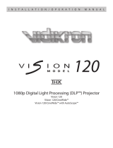 Vidikron Vision 120 User manual