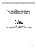 Vidikron VL-26HD User manual