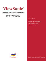 ViewSonic NextVision N3260W User manual