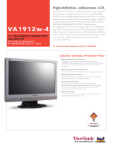 ViewSonic VA1912W-4 User manual