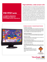ViewSonic VG1921wm User manual