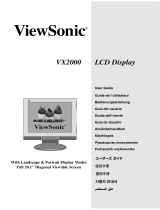 ViewSonic VX2000 User manual