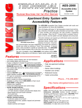 Viking the aes-2000 accessible entry system User manual