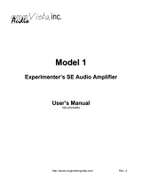ENG Vista Model 1 User manual