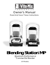 Vita-Mix Blending Station MP User manual
