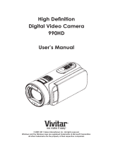 Vivitar DVR-990 HD User manual