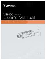 Vivotek Webcam VS8100 User manual
