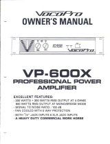 VocoPro VP-600X User manual
