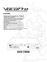 VocoPro DVX-780K User manual