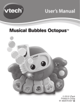 VTech MUSICAL BUBBLES OCTOPUS 91-002470-007 User manual