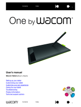 Wacom One - CTH-471 Owner's manual