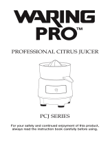 Waring PCJ SERIES PCJ218 User manual