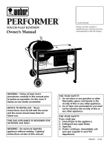 Weber Burner User manual