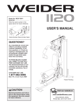 Weider 1200 SYSTEM WESY1955 User manual