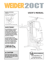 Weider 20ct User manual
