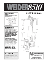 Weider WESY8510 User manual