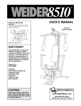 Weider 8510 User manual