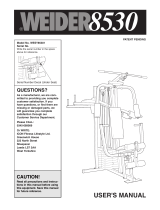 Weider WESY8530 User manual